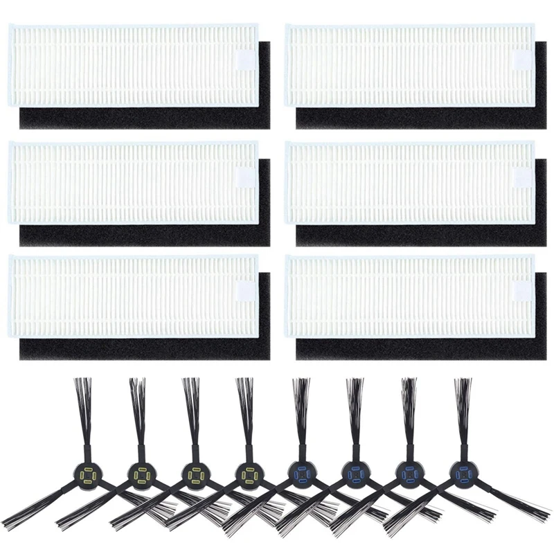 Replacement Side Brush HEPA Filter for Silvercrest SSR1 SSRA1 ILife A9S