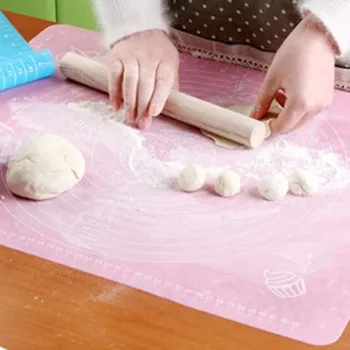 

Non-Stick Silicone Thickening Mat Rolling Dough Liner Pad Pastry Cake Bakeware Paste Flour Table Sheet Kitchen Accessories Tools