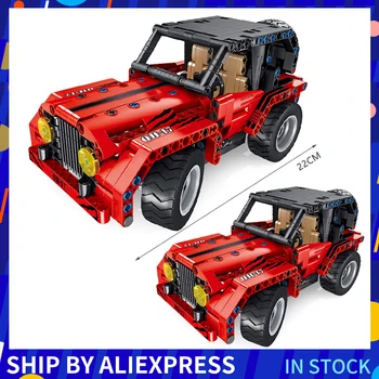 

2 In 1 Building Blocks 2.4 G Technic Racing Car Toys Bricks Remote Control Creator Block High Speed Truck Vehicle Kids Gift