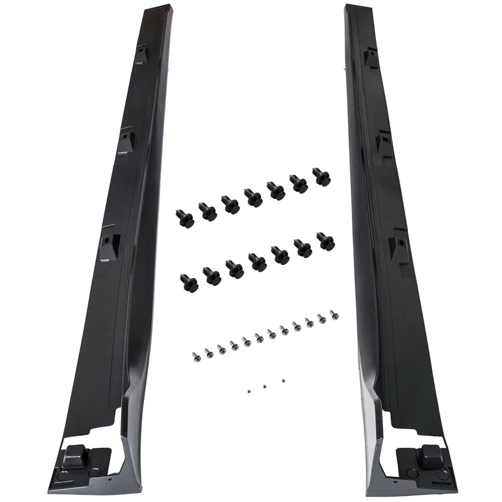 Сбоку юбка расширение пригодный 2016-2019 для Honda CIVIC 4DR седан LX EX Si Blk Тип-R Стиль 1 пара