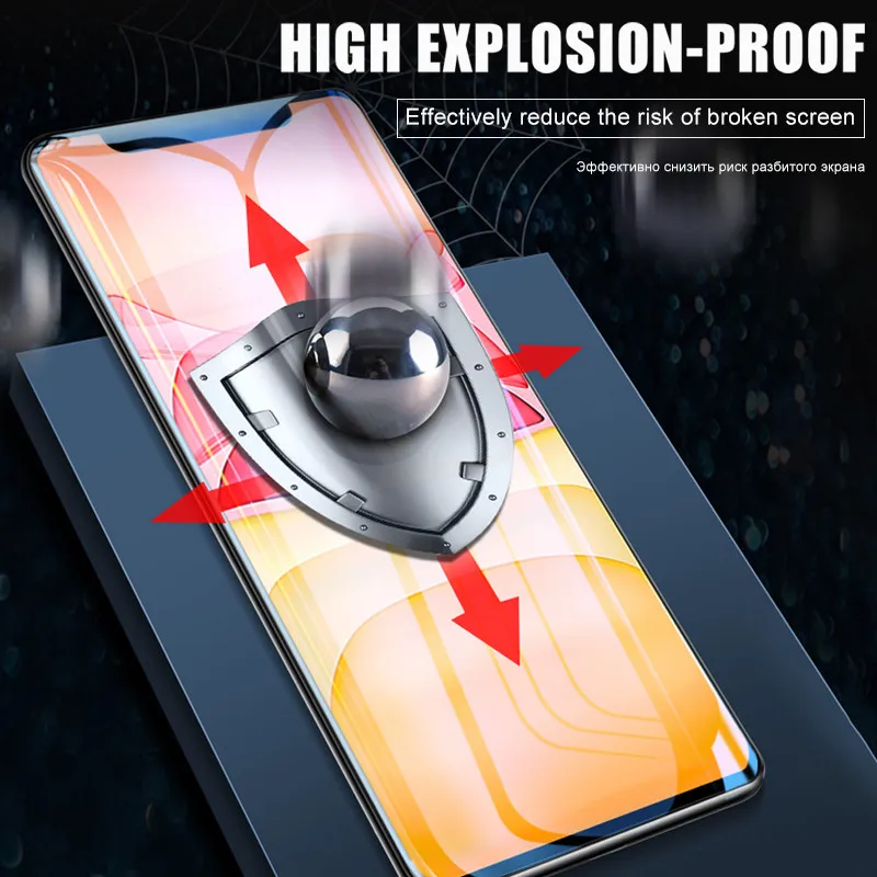 100D полное покрытие Гидрогелевая пленка для iphone 11 Pro Max X XR XS мягкая защитная пленка для экрана для iphone 7 8 PLus объектив камеры стеклянная пленка