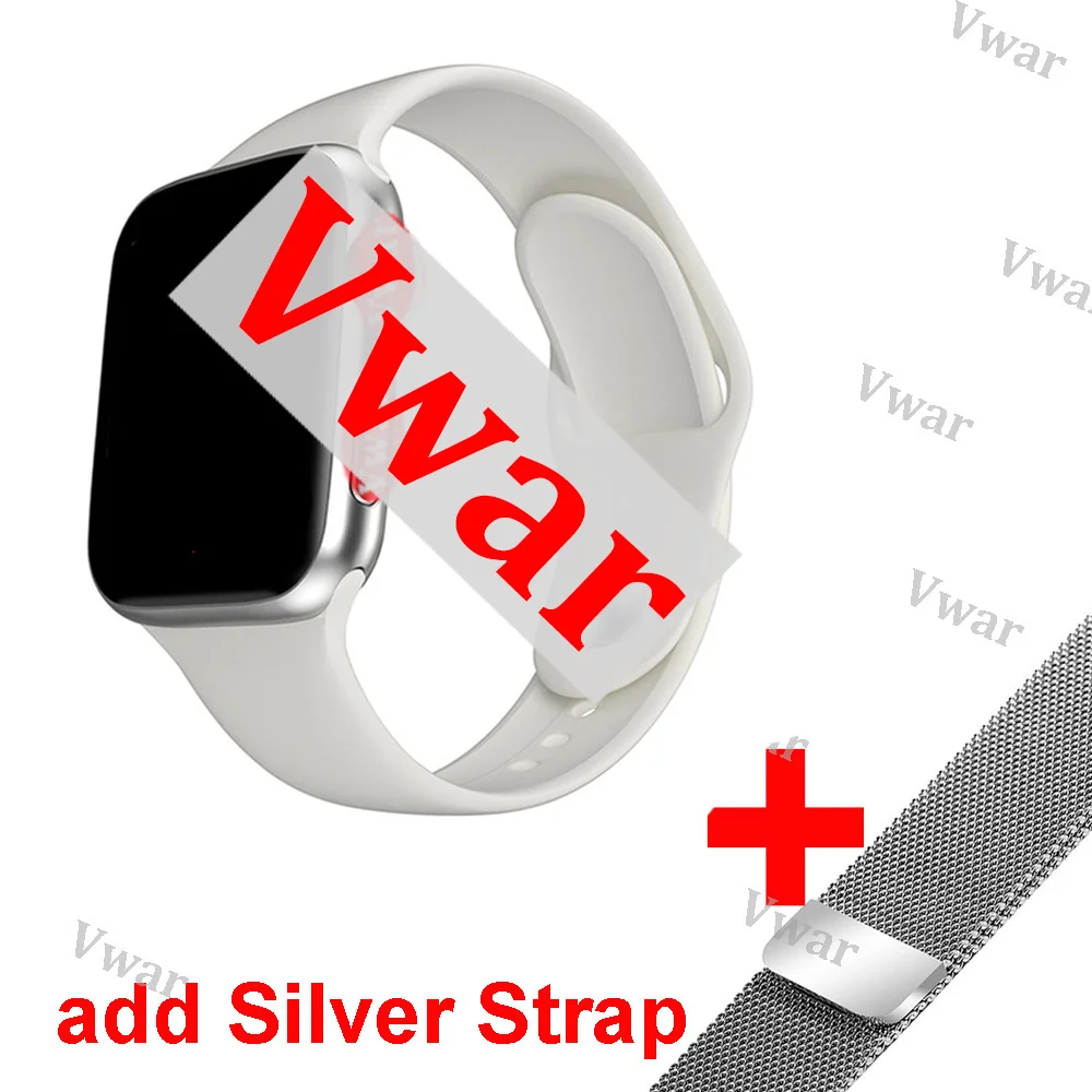 add Steel Strap BAI IWO 13 lite умные часы серии 5 для мужчин и женщин vs iwo 12 iwo13 W34 монитор сердечного ритма напоминание о звонках для Android Apple IPhone - Цвет: add Steel Strap BAI