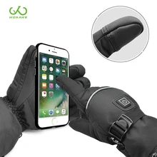 Перчатки с электрическим подогревом с регулировкой температуры литиевых батарей перчатки полный палец перчатки для катания на лыжах Пешие прогулки скалолазание вождения