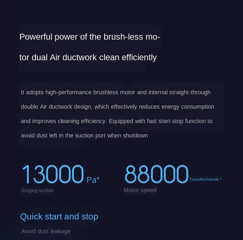 Xiaomi Mijia Handheld Vacuum Cleaner Portable Handy Car Vacuum Cleaner 120W 13000Pa Super Strong Suction Vacuum For Home & Car (5)