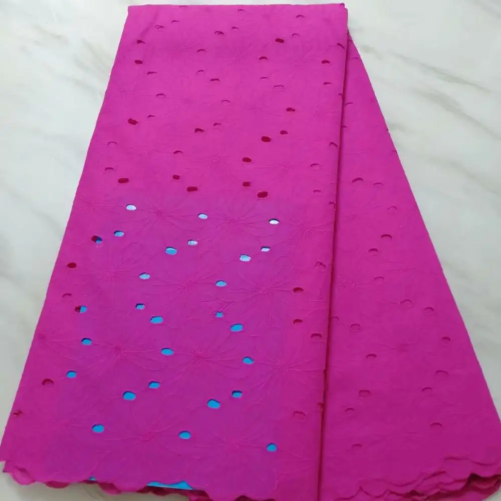 Розовая нигерийская кружевная ткань высокое качество кружева швейцарская вуаль кружева в швейцарском стиле tissu dentelle Дешевая Ткань 5 ярдов/лот