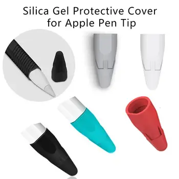 

2Pcs Anti-slip Easy to Install Wear-proof Portable Mini Pen Stylus Nib Cover Protective Case for Apple Pencil 1/2 Nib covers