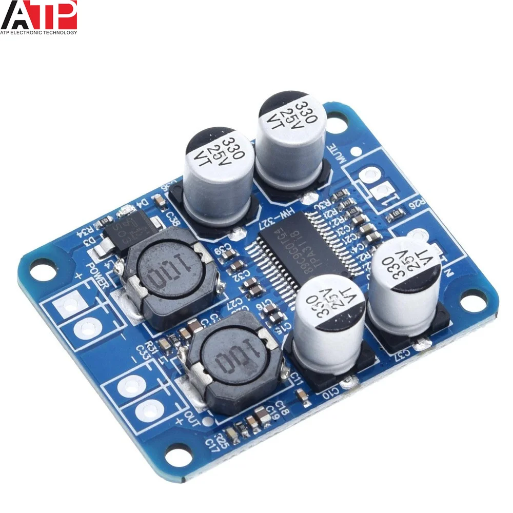 1PCS Great IT DC 12V-24V TPA3118 60W Mono Digital Audio Power Amplifier Board Amp Module | Электронные компоненты и