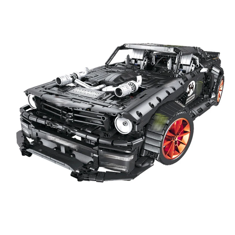 20001 20086 совместимый Technic Volture 42083 42056 Ford Mustang Bugatti Chiron Ford строительные блоки кирпичи игрушка в подарок