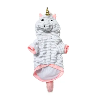 

Autumn and Winter Dog Supplies Pet Clothes Christmas Halloween Cartoon Unicorn Pet Dog Dog Dress Up Puppy Costume Clothes