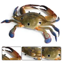 

Simulation Redspot Spotted Sea Crab Plastic Model Kids Toy Desktop Ornament