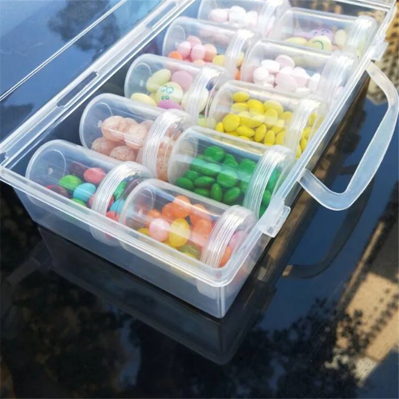 Large Capacity Pill Box Sealed Moistureproof Waterproof Tablet Divider Portable Travel Case Medicine Container Drug Divider 3