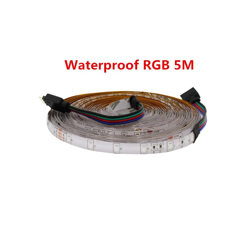 5M RGB 2835SMD Водонепроницаемый Светодиодные ленты 12v неоновый светильник - Emitting Color: 5mrgb waterproof