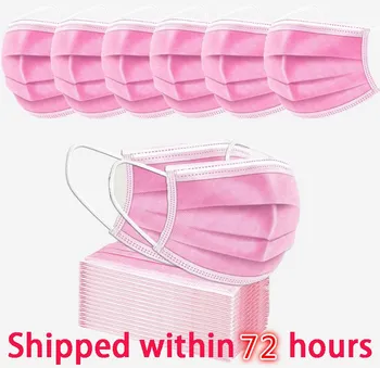 

Disposable Three-layer Masks Nonwove Mask Anti Dust Mouth Mask Windproof Face Masks In Stock Fast Shipping Mascarilla mouth mask