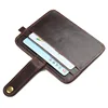 fashion hasp rfid wallet men leather slim coin pocket luxury brand mini wallets multifunctional purse casual credit card holder ► Photo 3/6