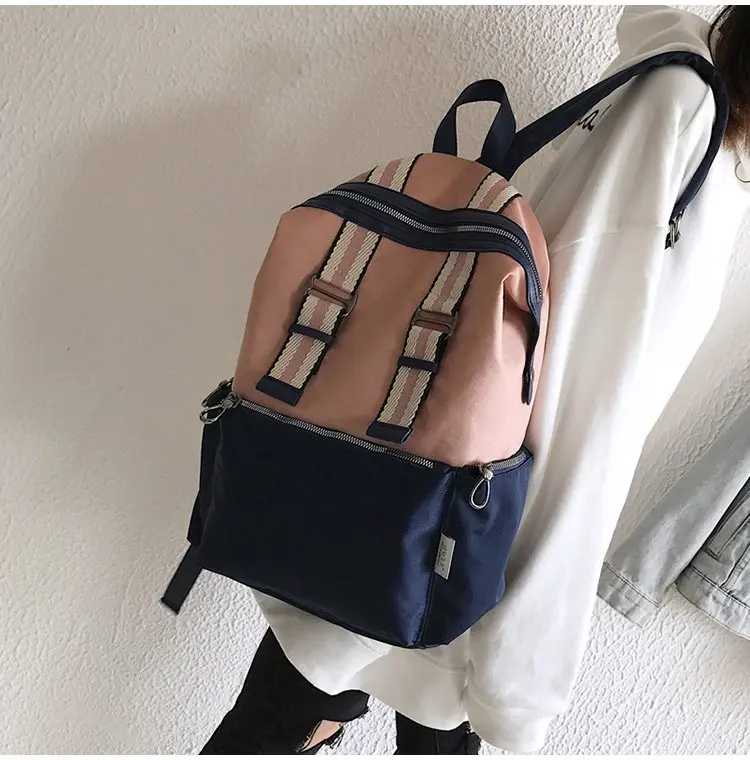 Модный рюкзак для ноутбука, нейлоновый рюкзак для компьютера, противоугонная водонепроницаемая сумка для женщин, ткань Оксфорд, Студенческая сумка для подростков