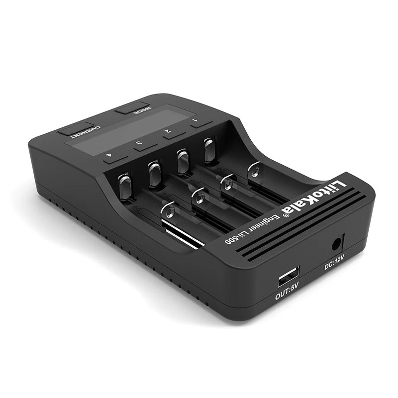 Tanie Liitokala Lii 500 18650 ładowarka, do ładowania 18650 1.2V 3.7V 3.2V 3.85V AA AAA 26650 16340 25500 NiMH ładowarka do baterii litowej