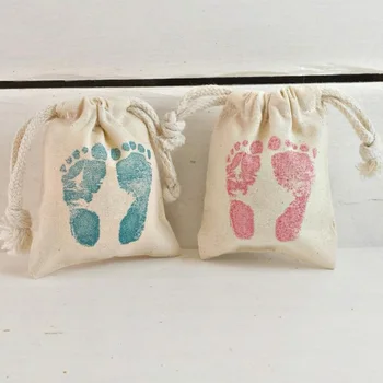 

Feet carriage Candy Box Gift Bag Baby Shower Christening Baptism Gender Reveal Boy Girl kid first Birthday Party Decoration