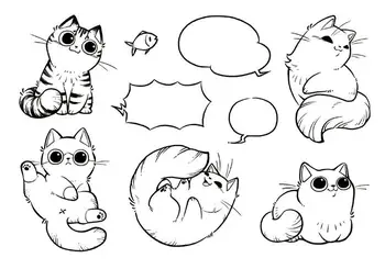 

cat Clear Stamp Or stamp for DIY Scrapbooking/Card Making/Kids Fun Decoration Supplies A2089