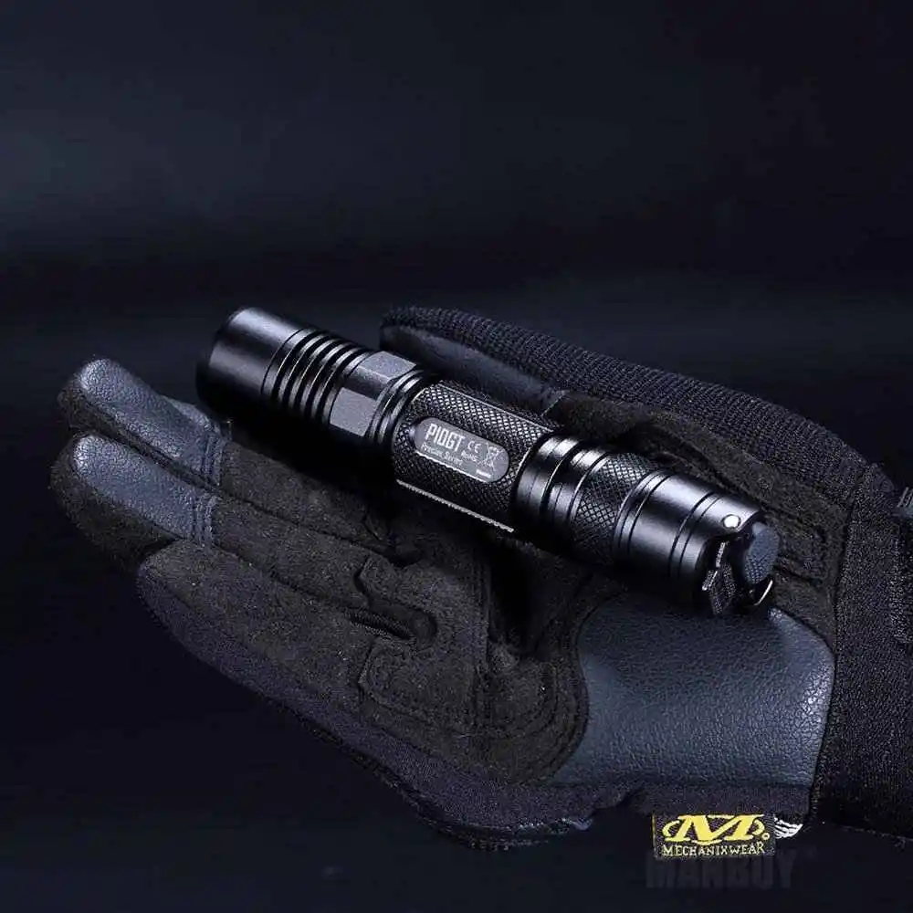 Nitecore P10GT 900LM XPLHI V3 светодиодный тактический фонарь 386 метров алюминиевый сплав