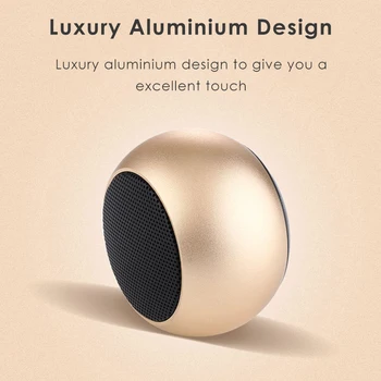 

Mini Portable Bluetooth Speaker Stereo Subwoofer Handsfree Speaker with Wireless Microphone