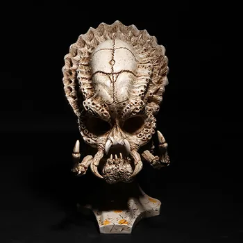 

$ Aliens Vs Predator Statue Art&craft Home Decoration R179 Sculpture Resin DIY Painting Albuginea Skull Film Props Figurine Art