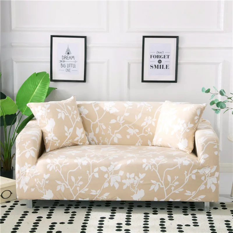 Elastic Slipcover Sofa Stretch L Shape Couch Cover Sectional Sofa Cover for Living Room Furniture Armchairs 1/2/3/4-seater