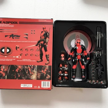 

Mezco One:12 Marvel Super Hero Deadpool X-Men Action Figure Deadpool Figure Model Toy Doll Gift