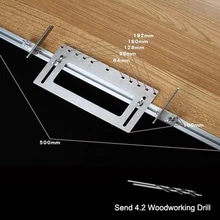 Дверная рукоятки шкафов отверстие локатор для деревообрабатывающего инструмента из нержавеющей стали сверлильная направляющая локатор отверстие сверлильный нож шаблон