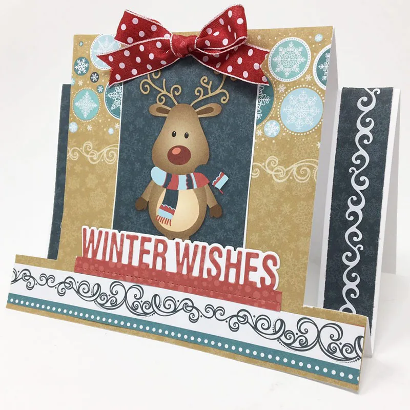 Рождество Cheer Dear Santa HoHoHo Winter Wishes Noel фраз металлические Вырубные штампы для скрапбукинга и открыток «сделай сам» ремесла Новинка