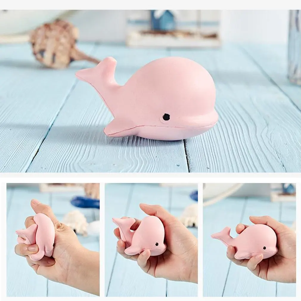 1 шт. игрушечные игрушки Kawaii милый Дельфин Животное медленно поднимающиеся ароматизированные игрушки сжимаемые игрушки; лучший подарок антистресс снятие стресса игрушки