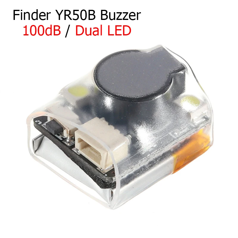 Inventor yr50b super alto 100db buzzer com led duplo para rc fpv racing drone rc peças vs jhe42b
