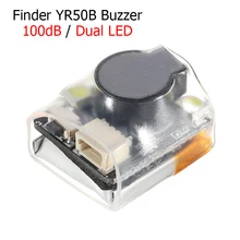 Inventor yr50b super alto 100db buzzer com led duplo para rc fpv racing drone rc peças vs jhe42b