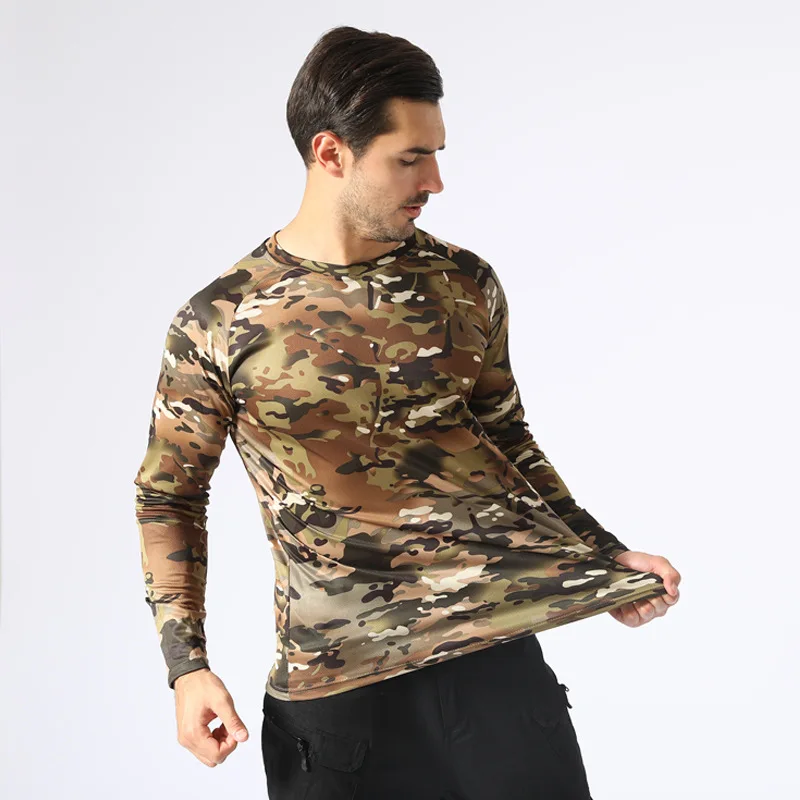Hunting Hiking Long Sleeve T Shirt Men 