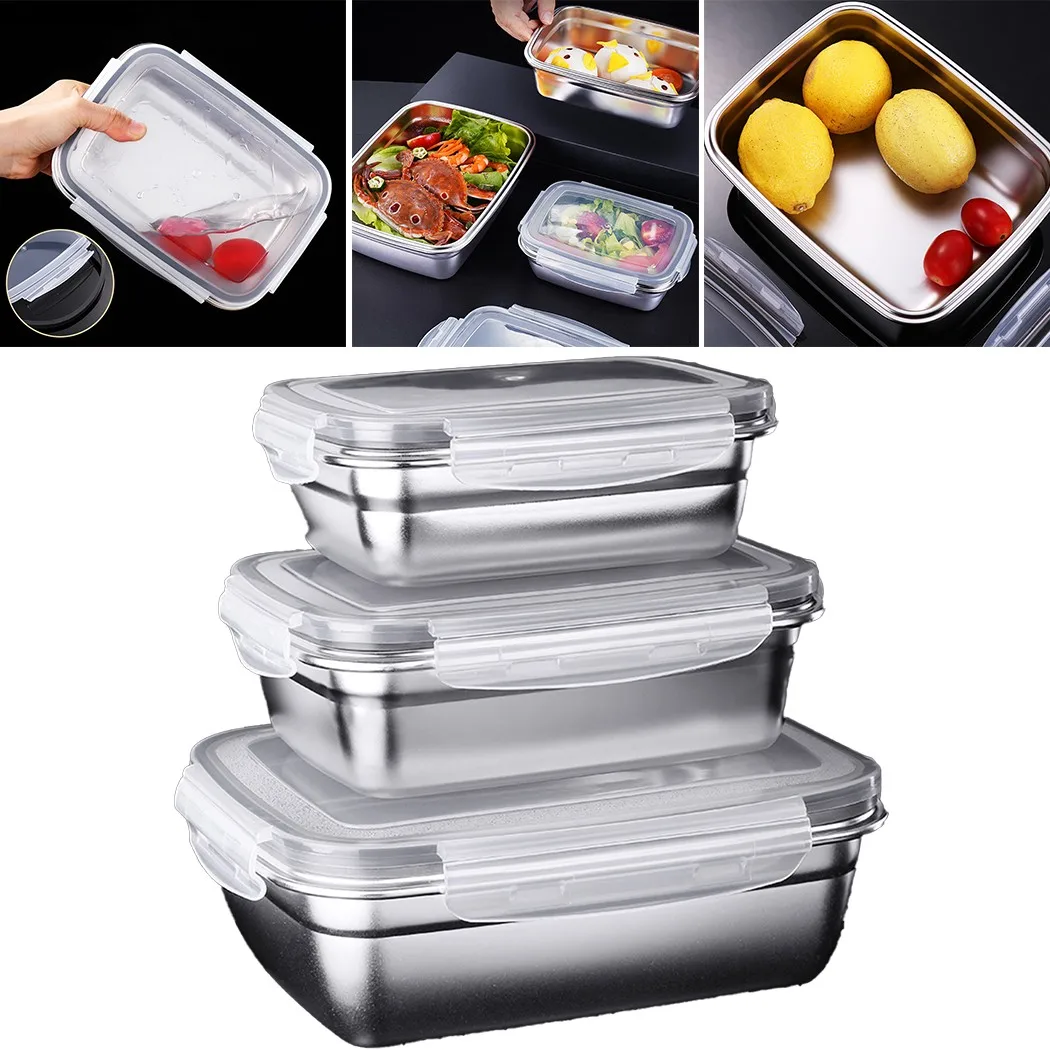 Ланч-бокс из нержавеющей стали для кухни студента путешествий разогрева пищи в