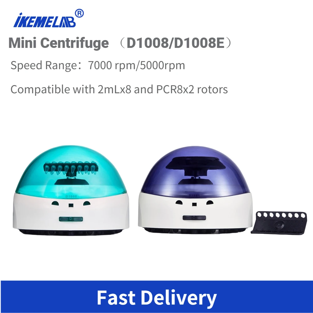 IKEME prp Mini Centrifuge Laboratory Centrifuges 5000rpm 7000rpm Dlab para 0,2 0,5 1,5 2ml tubo centr&iacute;fugo