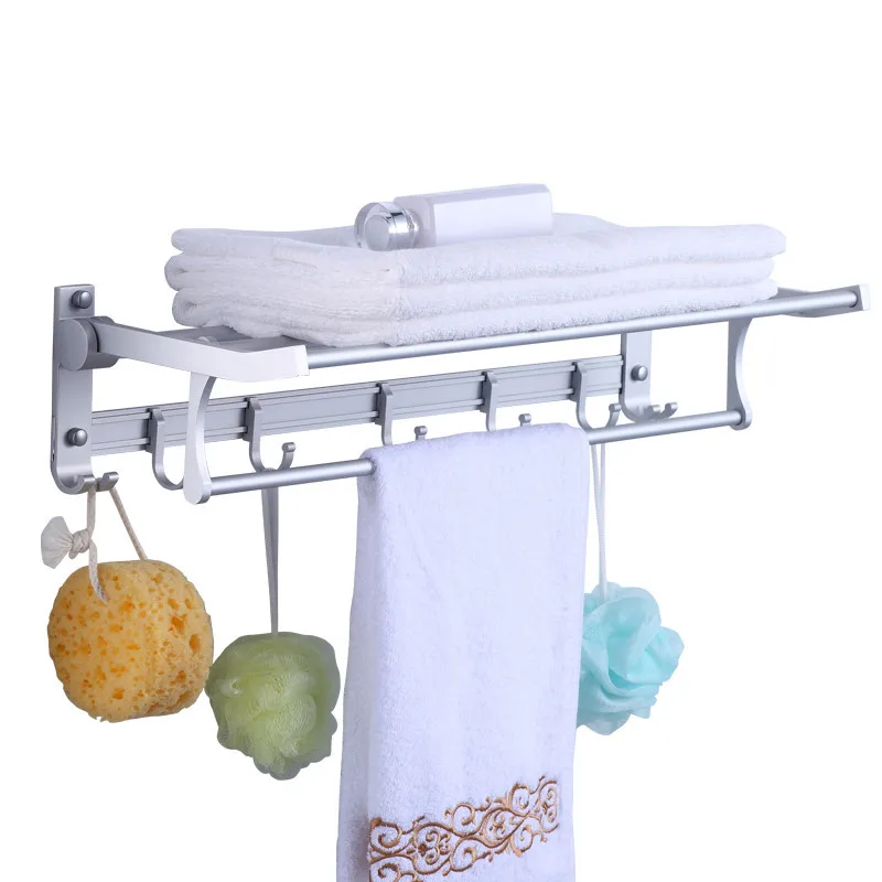 

Manufacturers Direct Selling Alumimum Towel Rack Rod Towel Rack Bathroom Sanitary Ware Hardware Accessories Storage Shelf Wholes