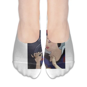 

Funny Princess Print Girl 90s Graphic sock