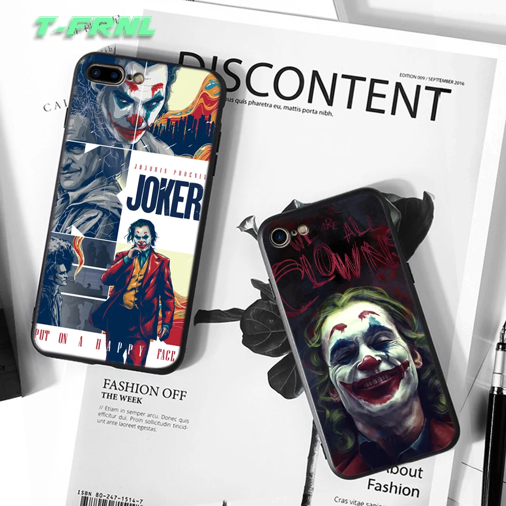 Для fundas iPhone XS Max чехол Joker для iPhone X чехол для coque iPhone XR чехол 5 5S SE 6 7 8 Plus 11 Pro Max чехол