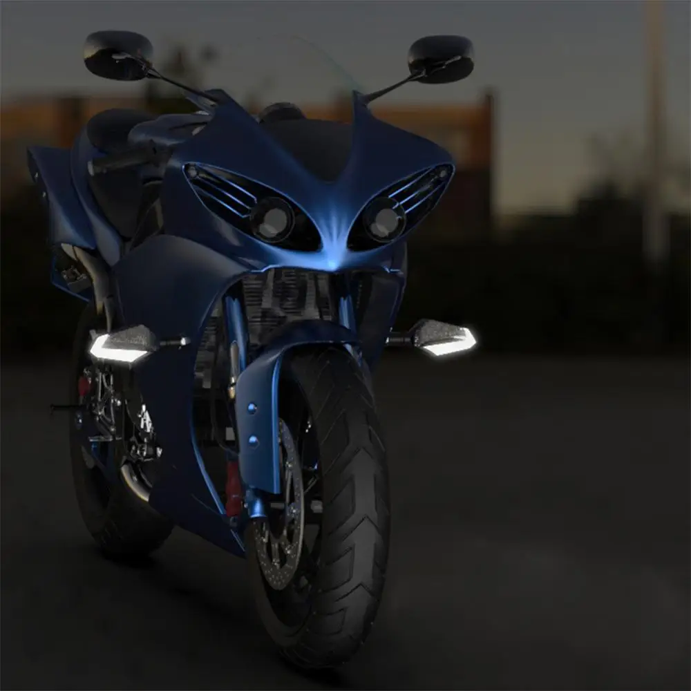 1 пара Светодиодные поворотники для мотоциклов Honda Kawasaki| |
