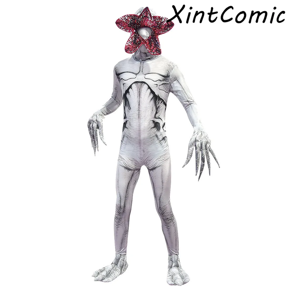 Demogorgon костюм на Хэллоуин для детей странные вещи человек пожиратель цветок