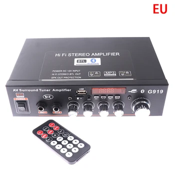 

110V/220V Digital Amplifier bluetooth HIFI Stereo Audio USB DC/ AC power Audio Music Player