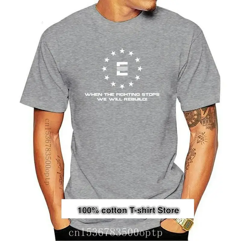 Camiseta Fallout Enclave Mugs camisetas divertidas con cuello redondo 100% algodón ropa táctica camiseta de Humor | Мужская одежда