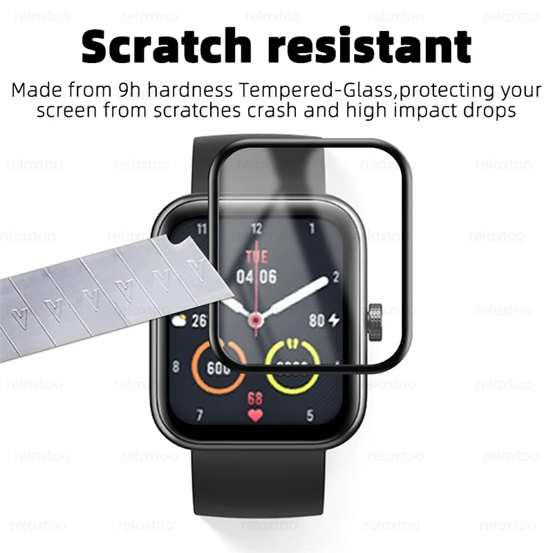 1-3PCS 9D Curved Soft Protective Glass For Maimo Smart Watch 1.69" HD Explosion-proof Screen Protector Film Smart Accessories