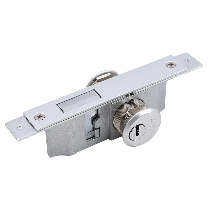 lock Pull Gate Hook Lock Alloy Lock Body For Framed Glass Door strong Durable Door Lock Hardware