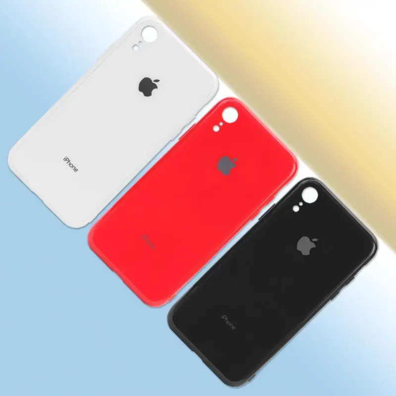 

Pure Color Mobile Phone Protective Case TPU Back Cover Shell for iPhone XR