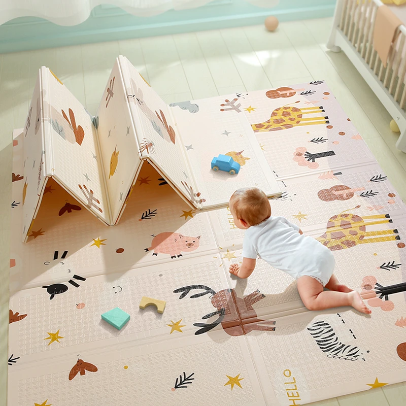 Tapis Pliant Double Face Pour Bebe Epais Educatif Impermeable Jeu Pour Enfants Aliexpress