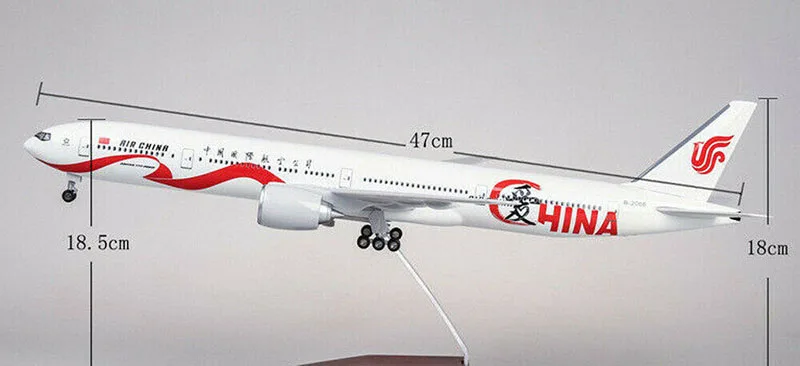 1/157 Китай Boeing B777 модель самолета 47 см самолет 47 см обновленная версия с каютами