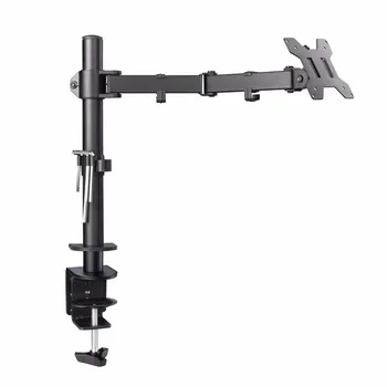 

Full Motion Desktop Clamping/ Grommet 10"-27" Monitor Holder Mount Arm Free Lifting Rotary Display Stand Rack Loading 9.9kgs