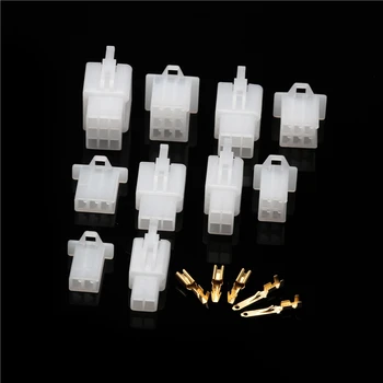 

50Set 2.54mm 2/3/4/6/9P Dupont Connector Electrical Wire Crimp Terminals Cable Pin Jumper Way Header Housingin Male/Female Kit