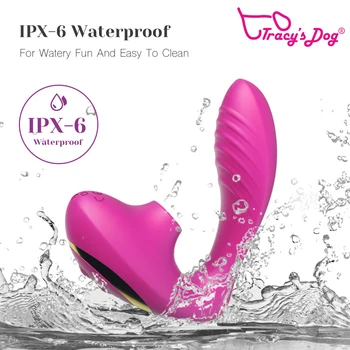 Tracy's Dog 10 Speeds Vagina Sucking Vibrator G Spot Clit Dildo Vibrator Clitoris Stimulator Sex Toys Female Anal Vibrators 4